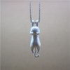 Long Tailer Cat Pendants Necklace SSN005
