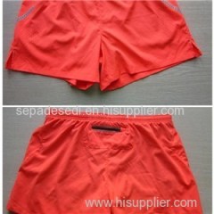 YJ-3016 Womens Girls Ladies Red Elastic Stretch Quick Dry Shorts