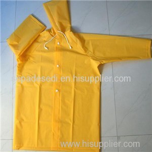 YJ-6029 Children's Yellow Toddlers Raincoat With Hood