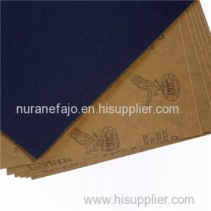 Wet Or Dry Sand Paper Silicon Carbide Hook And Loop Abrasive Paper Sheets