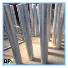 galvanized steel bollards for parking lots