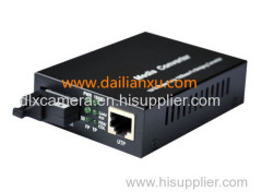 Gigabit fiber media converter