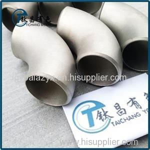 Corrosion Resistance Titanium Alloy 45 Degree Elbows