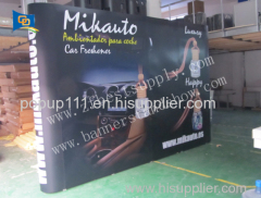 Magnetic pop up banner stand