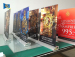 A4 mini roll up display/aluminum tabletop roll up banner stands with printing
