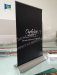 A4 mini roll up display/aluminum tabletop roll up banner stands with printing