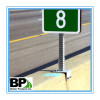 hot sale pre-punched square post for traffic safety