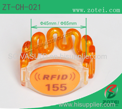 RFID plastic wristband tag