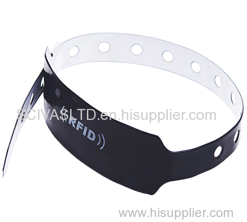 RFID one-time PVC wristband tag