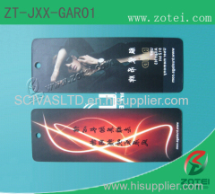 Garments RFID tag listing