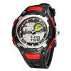 Water Resistant Digital And Analog Rubber Sports Watch For Men
