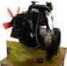 B Series Vertical Industrial Diesel Engines Black Color Low fuel consumption