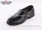 Business Mens Suit Shoes Genuine Head Layer Cowhide Loafers With Low Heel