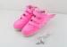 Superior PU Night Luminous Pink LED Shoes Outsole No Laces American FCC Certification