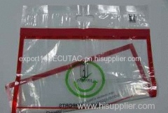 Security packing bag with VOID sealing tape