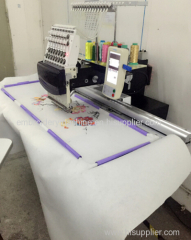 Single Head Computerized Embroidery Machine for hat / t-shirt with Large Embroidery Area