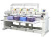 9/12 colores double heads embroidery machine for cap/T-shirt/shoes/flat embroidery