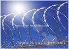 Stainless Steel Razor Blade Wire Fence 33 Loops / 56 Loops For Grass Bound
