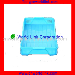 High Quality Blue Plastic Transport Food Crate