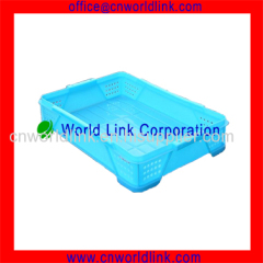High Quality Blue Plastic Transport Food Crate