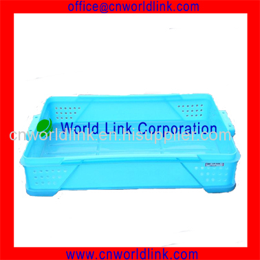 High Quality Blue Plastic Transport Food Crate