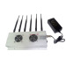 Strong Power Signal Jammer GSM 3G GPS WiFi Signal Jammer 2 Cool Fans 6 Bands Desktop Cellphone Signal Jammer