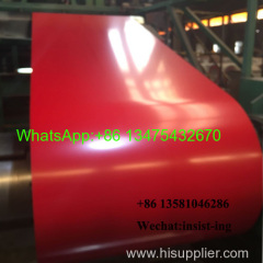 PPGI/color coated steel coil/pre painted g40 galvanized steel coil/Color Coated Corrugated Metal House Roofing