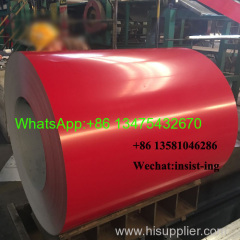 PPGI/color coated steel coil/pre painted g40 galvanized steel coil/Color Coated Corrugated Metal House Roofing