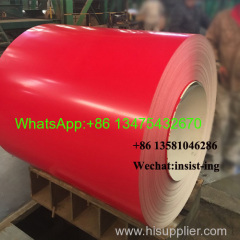 PPGI/color coated steel coil/pre painted g40 galvanized steel coil/Color Coated Corrugated Metal House Roofing