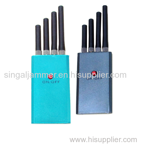 GSM GPS Cell Phone Signal Jammer Mobile Phone GPS Signal Jammer 4 Antenna