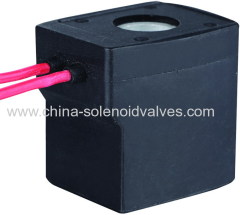 thermosetting solenoid coil for hydraulic pneumatic