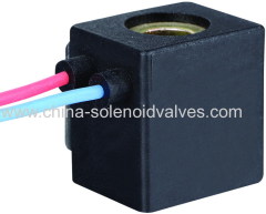 thermosetting solenoid coil for mini solenoid valve with flying leads