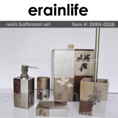 Resin toothbrusher holder bath set