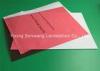 Red Plastic A4 Binding Covers Book Binding Hardcover 6 Mil No Scratch