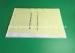 Yellow Clear Plastic Report Covers 180 Micron Thickness For Reports / Proposals