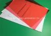 Rigid Red Glossy PVC Binding Covers A3 Subtle Dull Polish For Anti - Skid