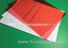 Rigid Red Glossy PVC Binding Covers A3 Subtle Dull Polish For Anti - Skid