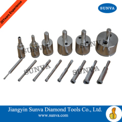 SUNVA-SY-4 Diamond Coated Drill Bits for Glass