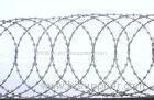 Continuous Twist Prison Razor Wire For Chain Link Fence Protecting Mesh