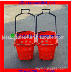 2016 OEM New Design Plastic Shopping Basket