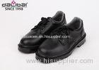 Superior Black Slip Resistant Safety Shoes Rubber Outsole For Restaurant Workers