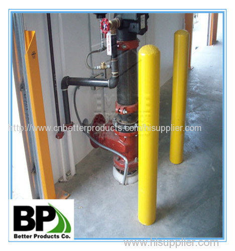 Removable Yellow Steel Bollards