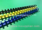 21 Rings Colorful Plastic Binding Combs 18mm Diameter Spirals For A4 Book