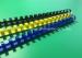 21 Rings Colorful Plastic Binding Combs 18mm Diameter Spirals For A4 Book