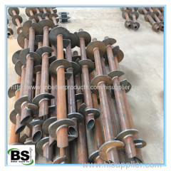 Round Helical Piles/Pilings/Piers/Anchors Used for New Foundation or Foundation Repair