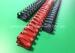 Red / Black Book Binding Combs Round Shape 19 Rings 32MM Diameter