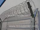 Single Coil Hot Dipped Galvanized Razor Wire Concertina For Commercial Sites