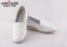 Genuine leather slip on wedge heel nurse work shoes with pig skin lining for women