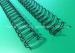 Black 3/8 " Double O Wire Binding For Bound Pages 360 Degree Rotation