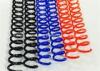 Colorful Plastic Spiral Binding Coils 48 Rings 4 1 Pitch For Office / School